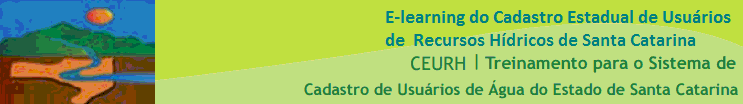 E-learning do Cadastro Estadual de Usurios de Recursos Hdricos 